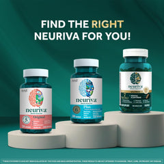 NEURIVA Ultra Brain Supplements for Memory and Focus 60 Count Capsules
