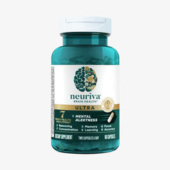 NEURIVA Ultra Brain Supplements for Memory and Focus 60 Count Capsules
