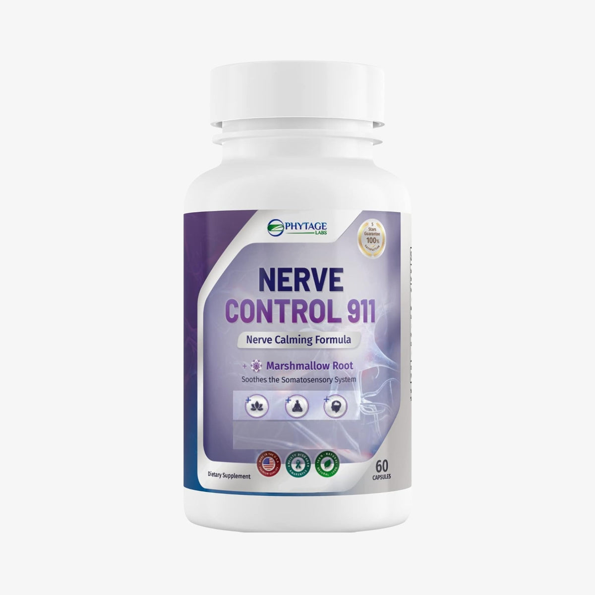 Nerve Control 911 - Natural Plant Based Nerve Health Supplement