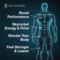 Nugenix Total-T Supplement for Men, 180 Count