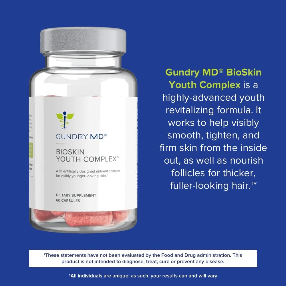 Gundry MD BioSkin Youth Complex Supplement 60 Capsules