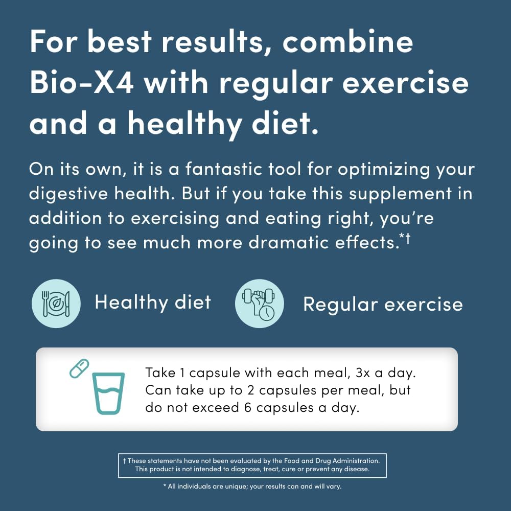 Nucific Bio-X4 4-in-1 Probiotic Digestive Weight Support 90 Capsules