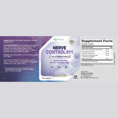 Nerve Control 911 - Natural Plant Based Nerve Health Supplement