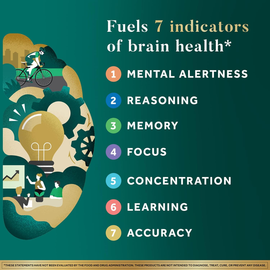 NEURIVA Ultra Brain Supplements for Memory and Focus 60 Count Capsules