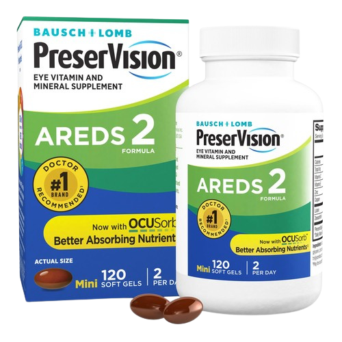 Eye Health Supplement AREDS 2 Formula Softgels