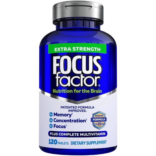 Focus Factor Adults Extra Strength Brain Supplement Tablets 120ct