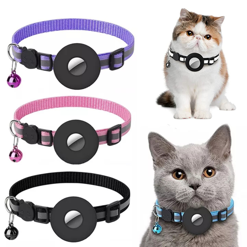 Reflective Waterproof AirTag Pet Collar Holder Case CJGX159744109IR