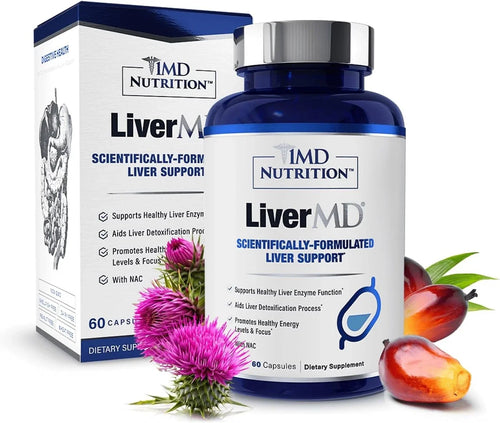1MD Nutrition LiverMD Liver Support Supplement Capsules