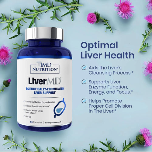 1MD Nutrition LiverMD Liver Support Supplement Capsules