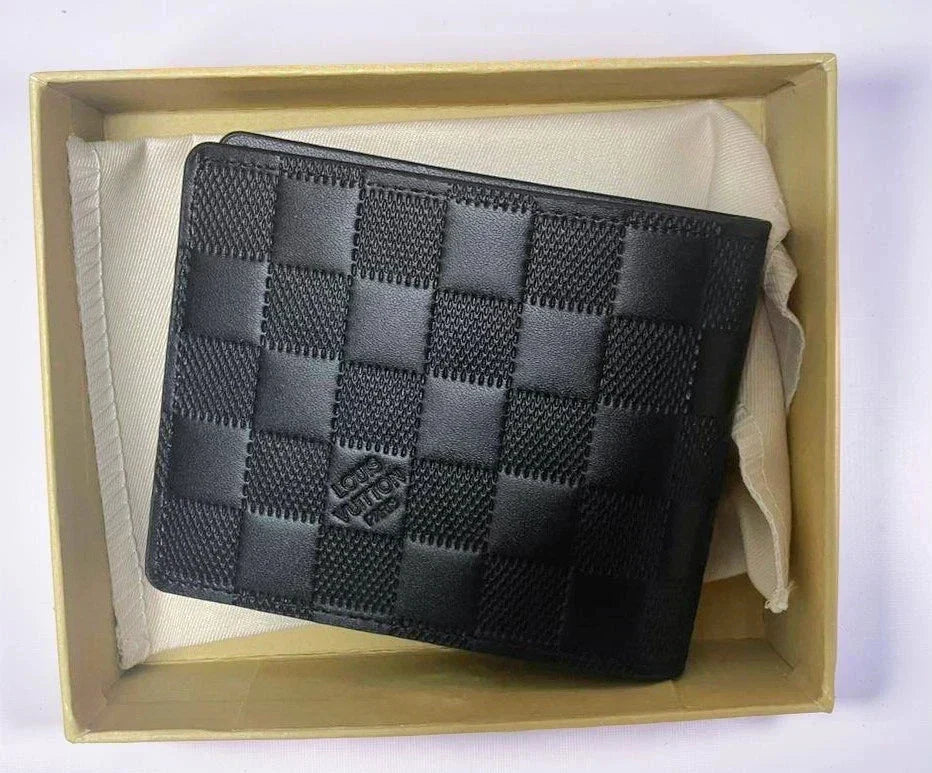 Louis Vuitton Multiple Damier Infini Leather Men Wallet Black