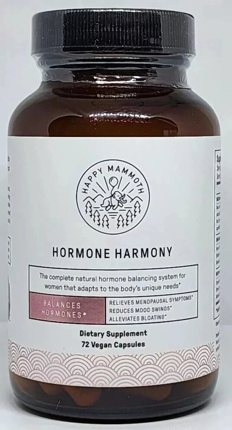 Happy Mammoth Hormone Harmony Daily Wellness Supplement Capsules 72 Count