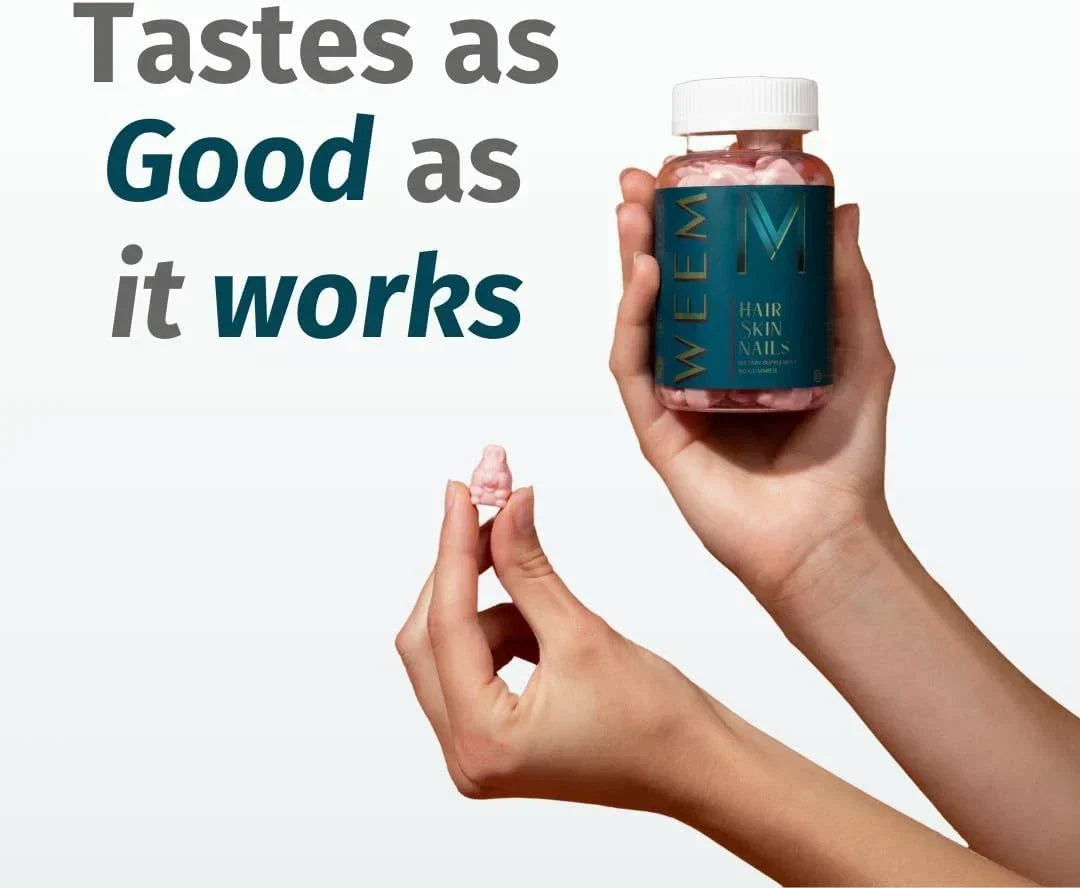 Velora WEEM Hair Skin and Nails Vegan Biotin Gummies